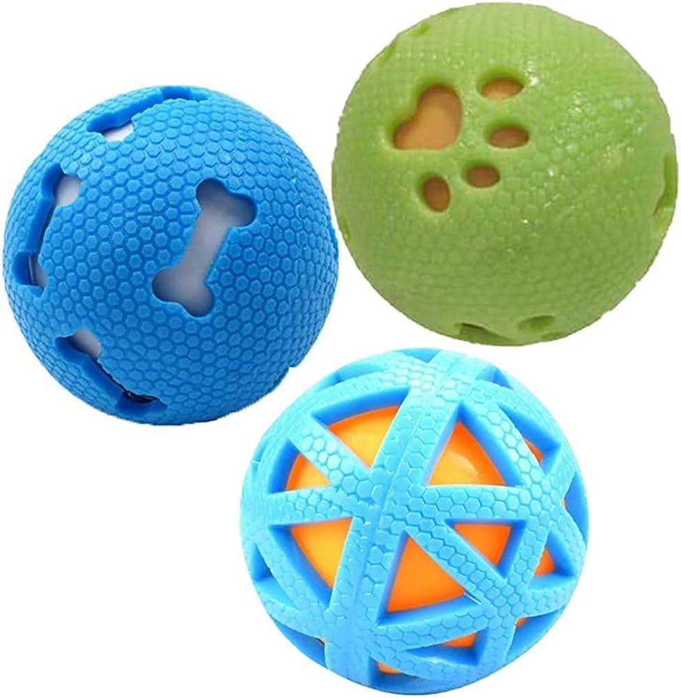Squeaky Ball Dog Toy (Pack of 2)